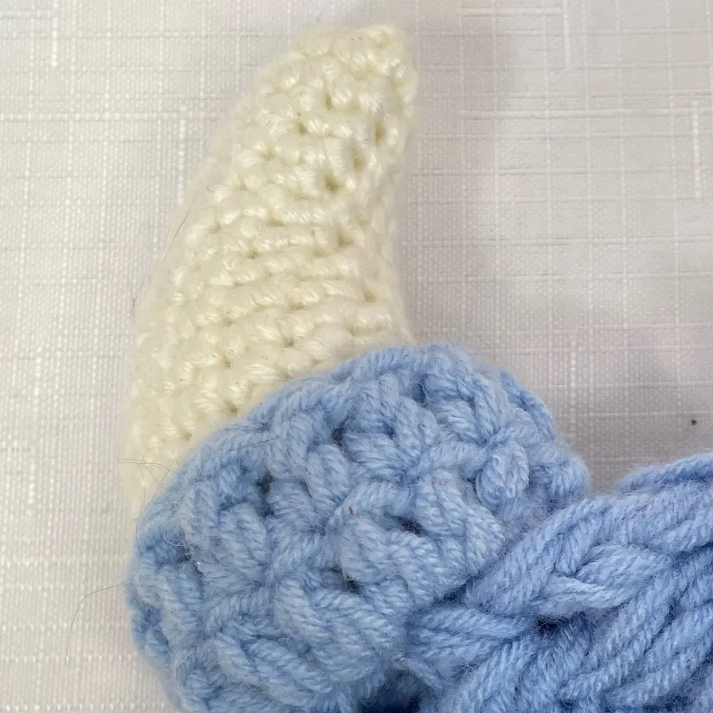 Blue Viking Knit Hat for Babies